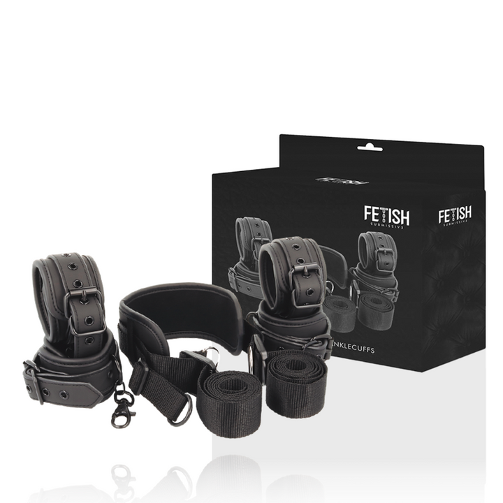 Restrição Ajustável Algemas Pulso e Tornozelo Fetish Submissive