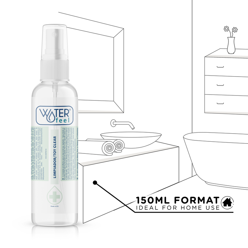 Spray Limpeza Brinquedos e Higiene íntima Waterfeel 150ml