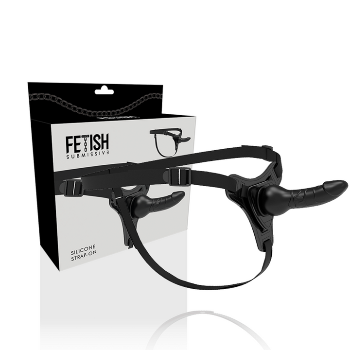 Strap-On Dildo Fetish Submissive Realistic l Preto