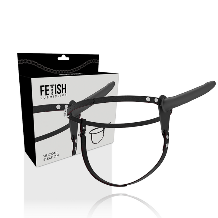 Strap-On Dildo Fetish Submissive l Preto