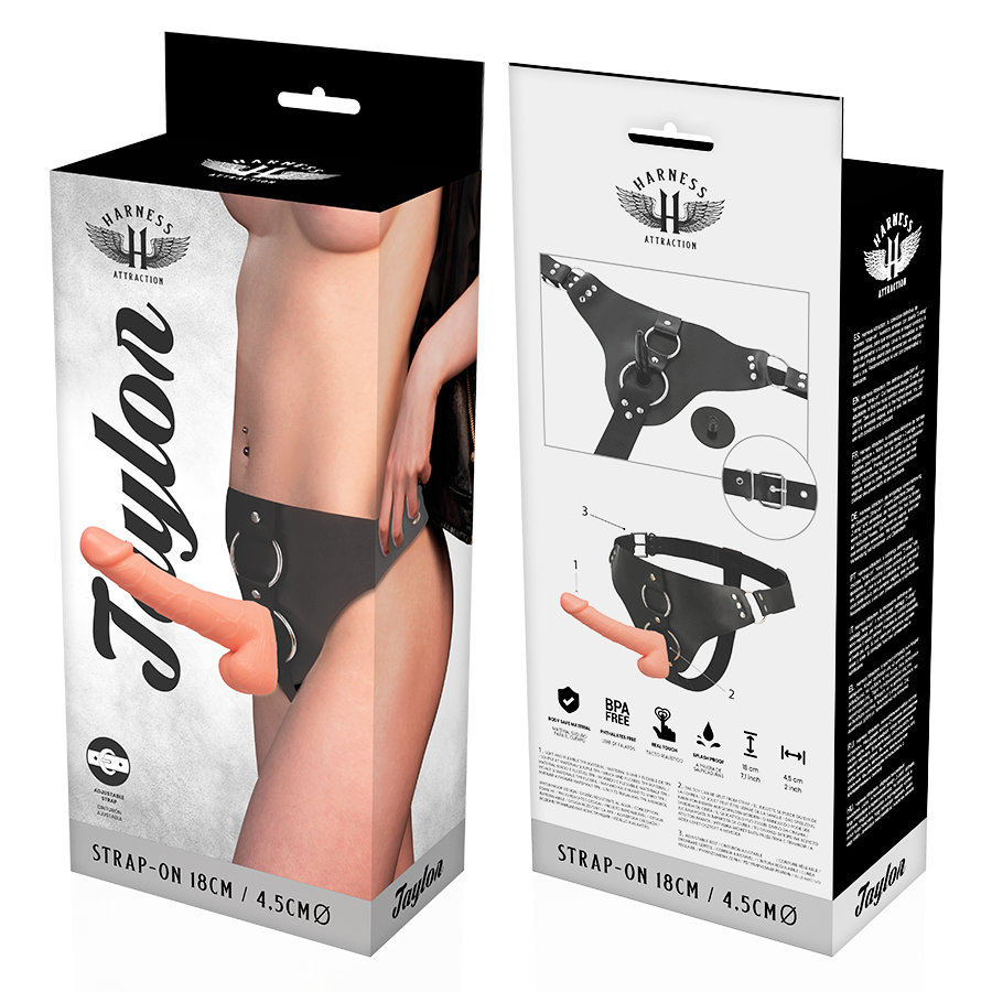 Strap-On Dildo Harness Attraction Taylor