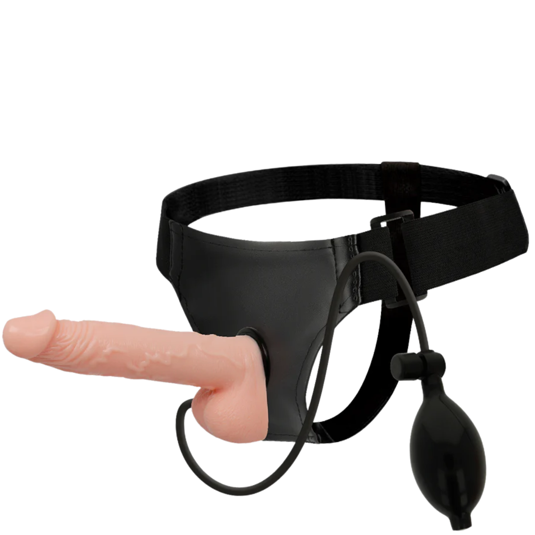 Strap-On Dildo Insuflável Harness Attraction Peter