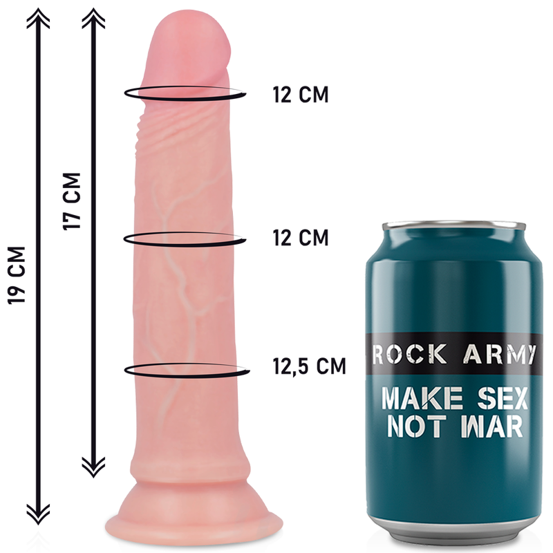 Strap-On Dildo Silicone Dupla Densidade RockArmy Avenger