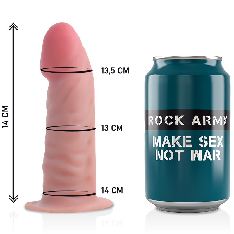 Strap-On Dildo Tripla Densidade RockArmy Tiger
