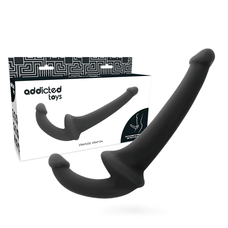 Strap-On Duplo Addicted Preto
