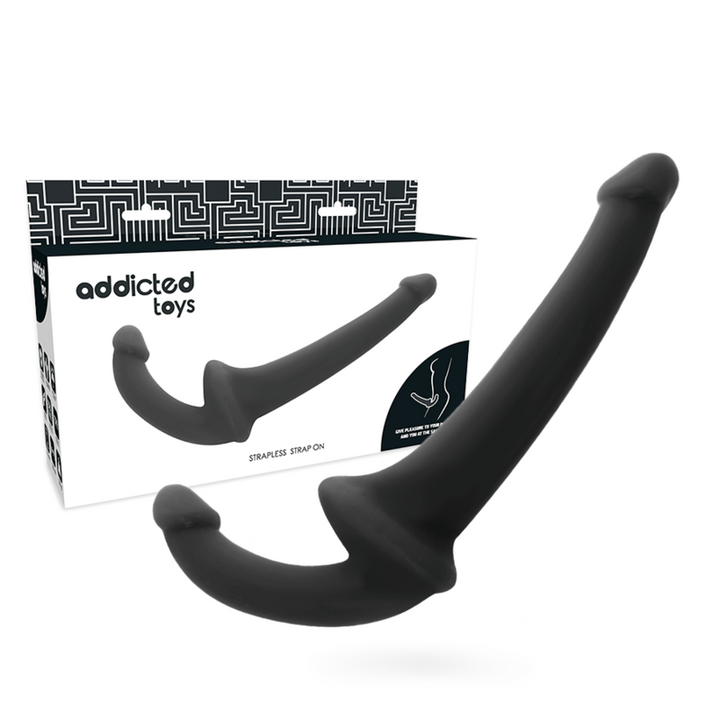 Strap-On Duplo Addicted Preto