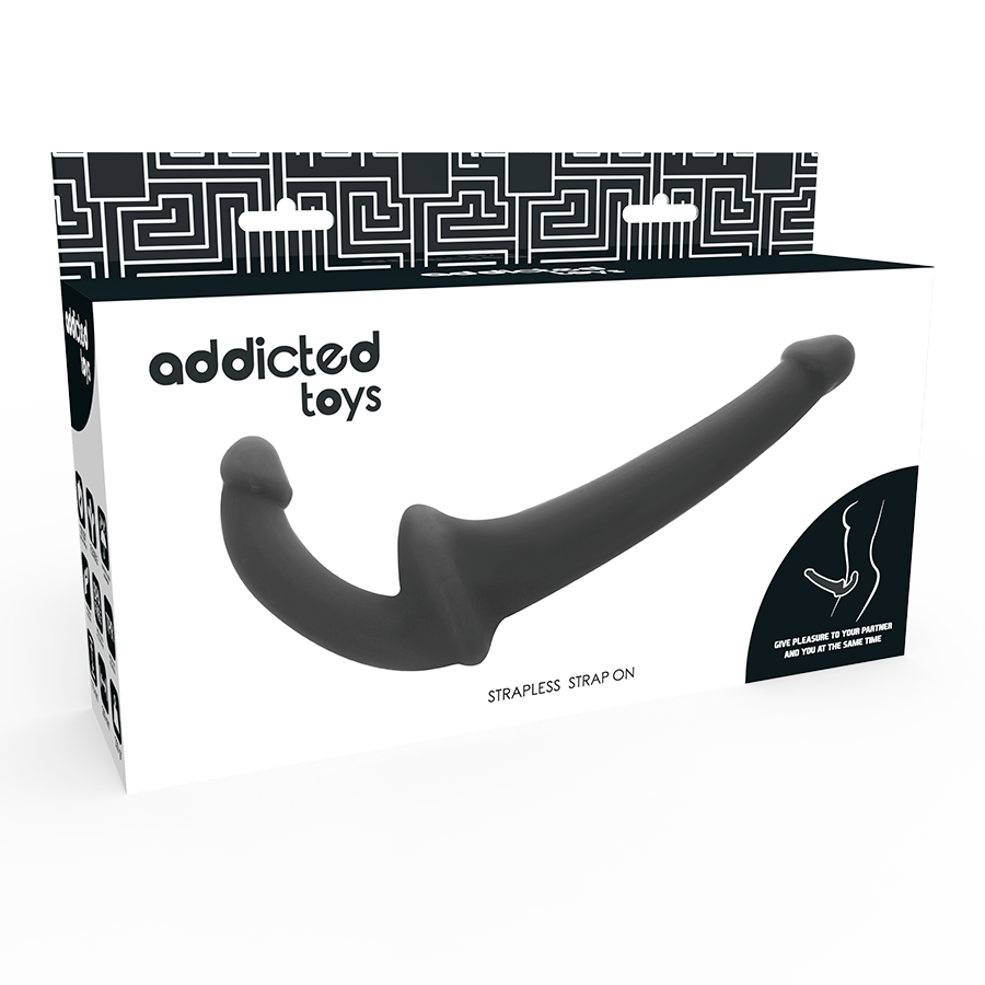 Strap-On Duplo Addicted Preto