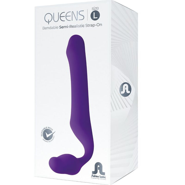 Strap-On Duplo AdrienLastic Queens Roxo L