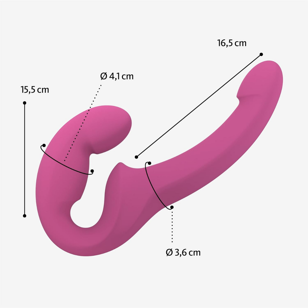 Strap-On Duplo Fun Factory Share Lite Rosa