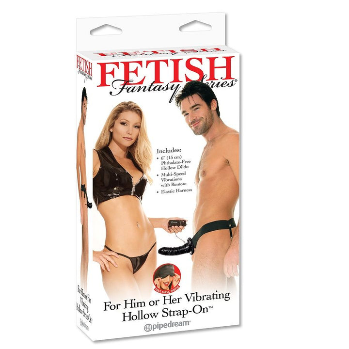 Strap-On Oco Vibração Pilhas Fetish Fantasy