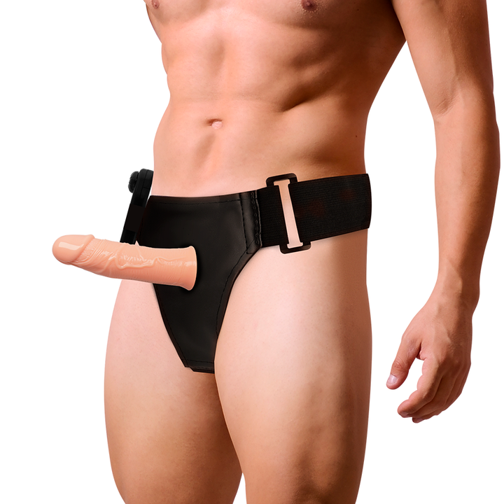 Strap-On Oco Vibração Pilhas Harness Attraction Gregory