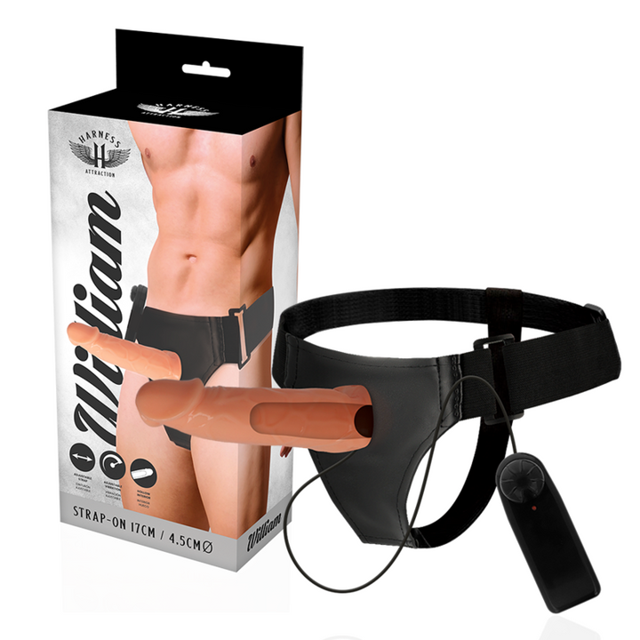 Strap-On Oco Vibração Pilhas Harness Attraction William