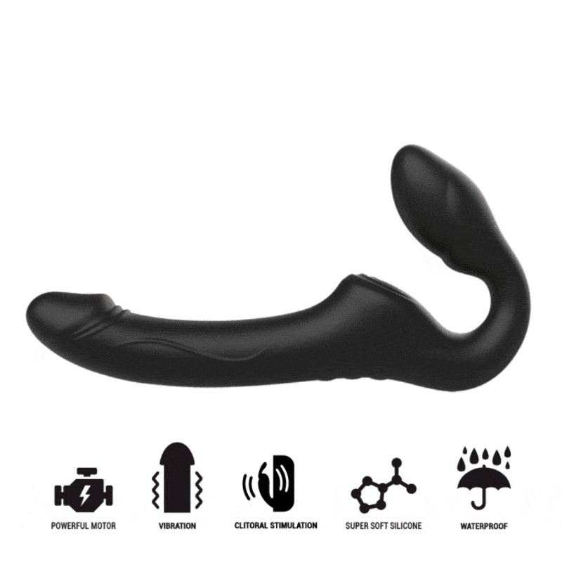 Strap-On Usb Duplo Movimento Clitóris Ibiza Controlo Remoto