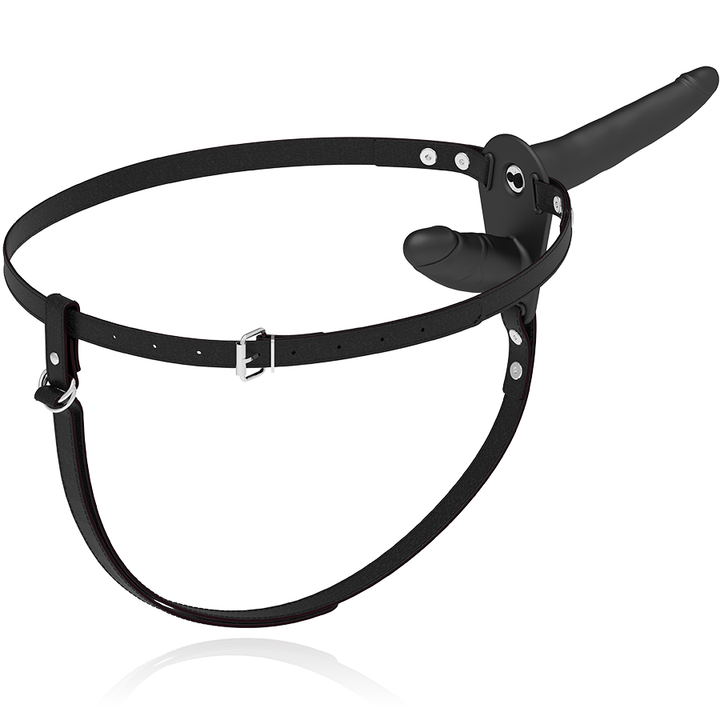 Strap-On Usb Duplo Vibração Fetish Submissive Double Penetrix Preto