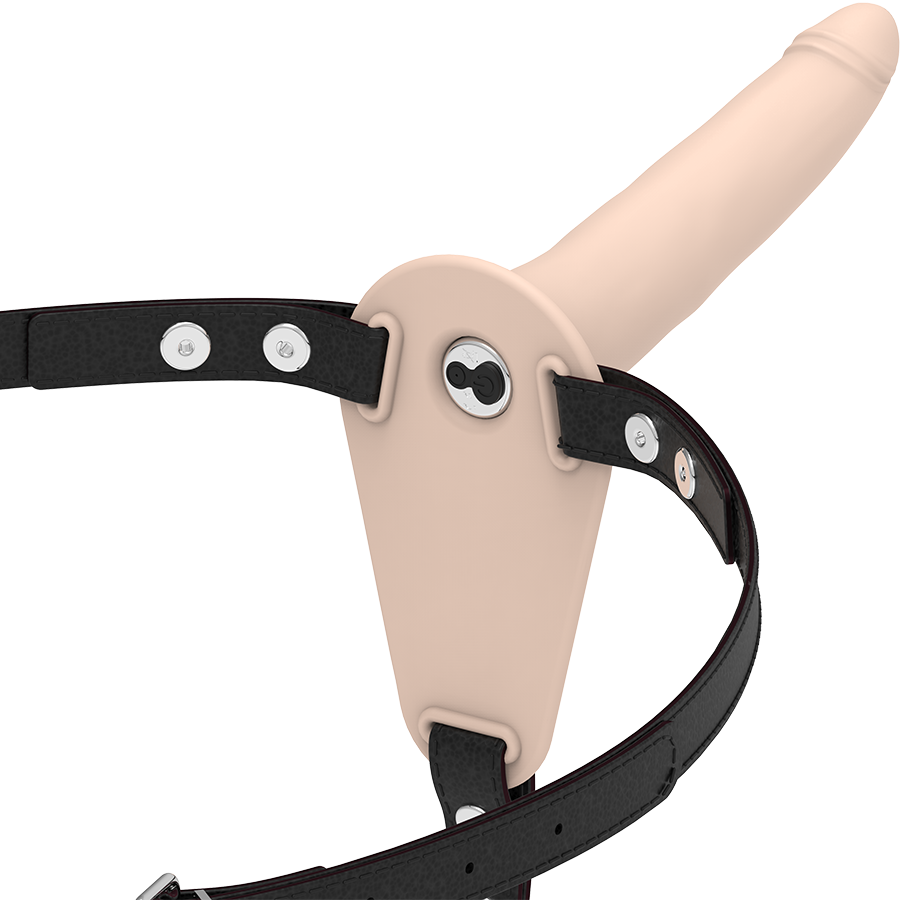 Strap-On Usb Vibração Fetish Submissive Bege