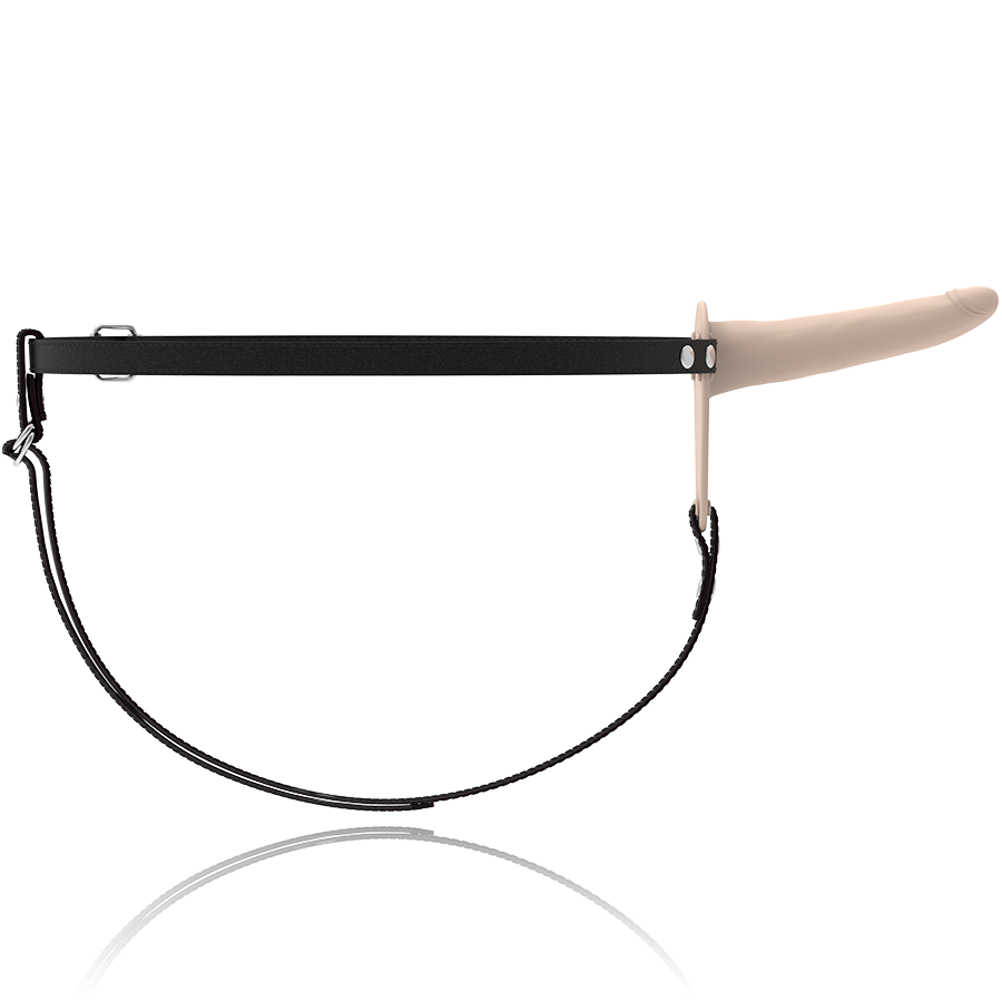 Strap-On Usb Vibração Fetish Submissive Bege