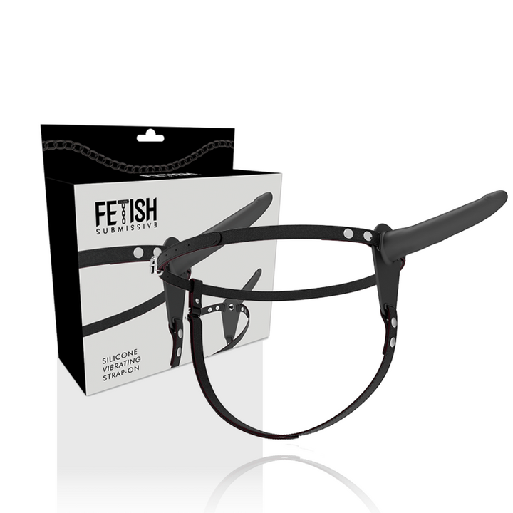 Strap-On Usb Vibração Fetish Submissive Preto