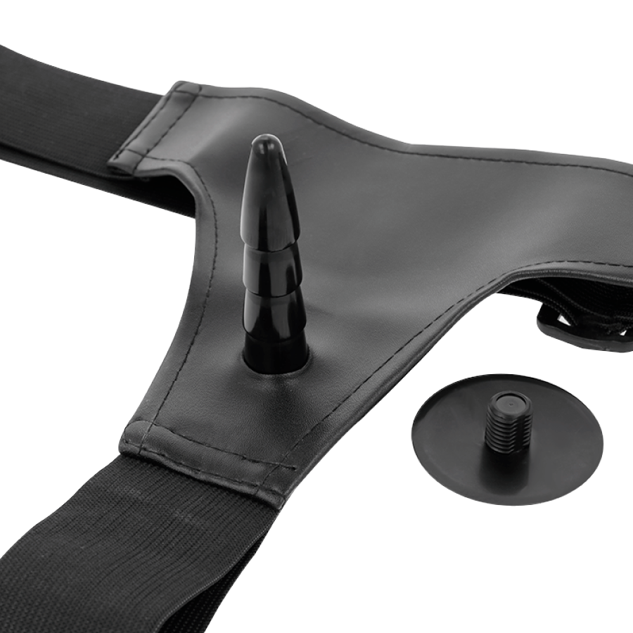 Strap-On Vibração Pilhas Harness Attraction Vincent