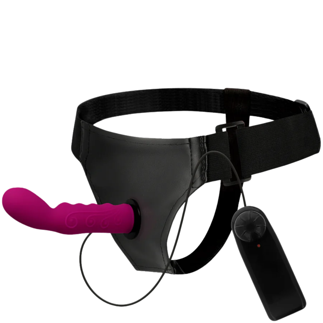 Strap-On Vibração Pilhas Harness Attraction Walter