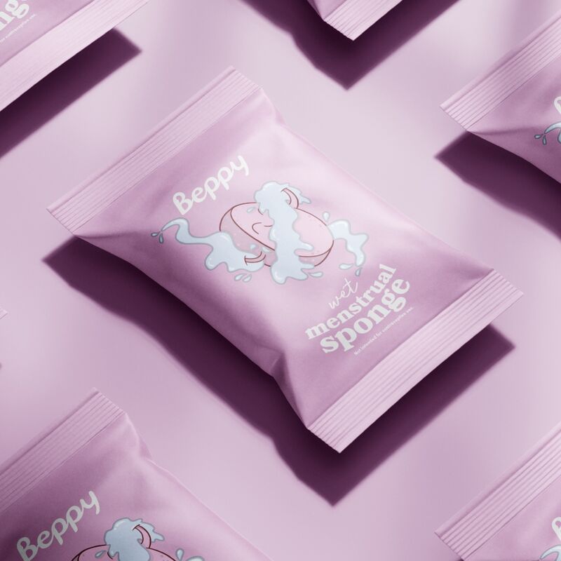 Tampões Esponja Húmidos Beppy 8 Un