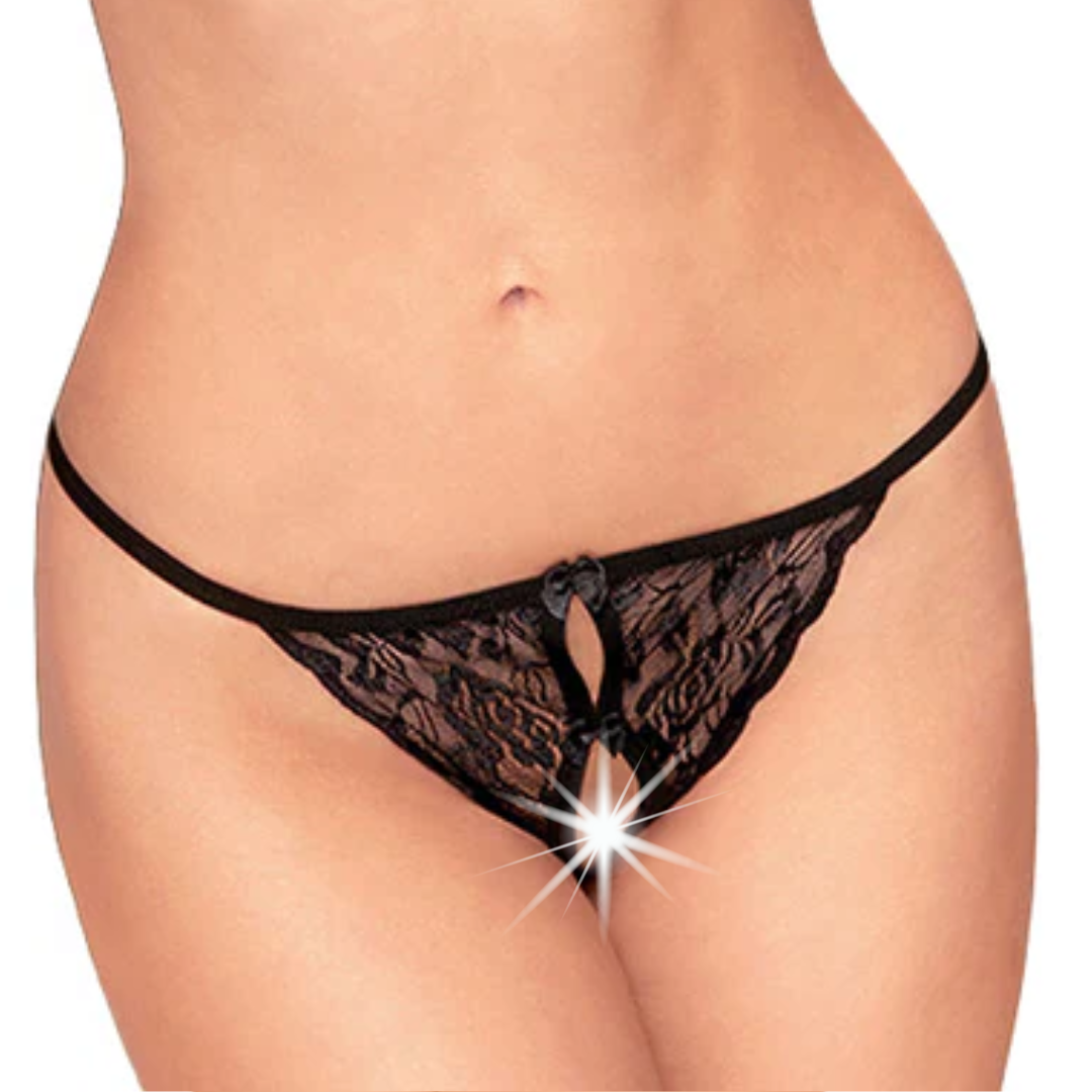Tanga Penthouse Virilha Aberta Hot Getaway Preto