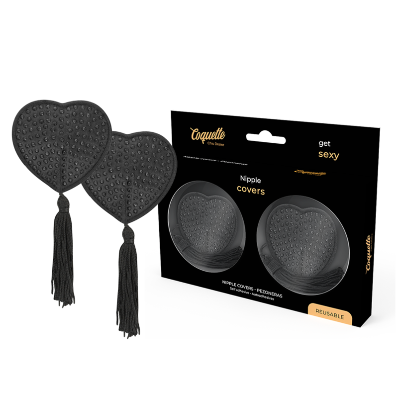 Tapa Mamilos Coquette Chic Desire 1 Preto