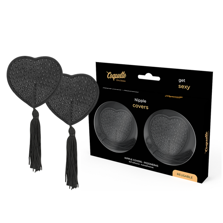 Tapa Mamilos Coquette Chic Desire 1 Preto
