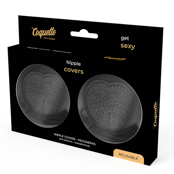 Tapa Mamilos Coquette Chic Desire 1 Preto