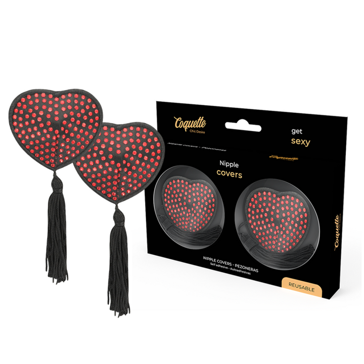 Tapa Mamilos Coquette Chic Desire 1 Vermelho
