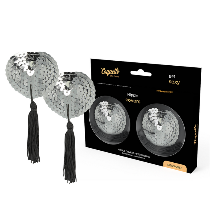 Tapa Mamilos Coquette Chic Desire 2 Prateado