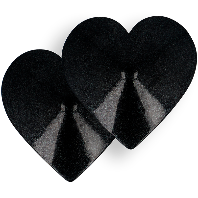 Tapa Mamilos Coquette Chic Desire Coração Preto