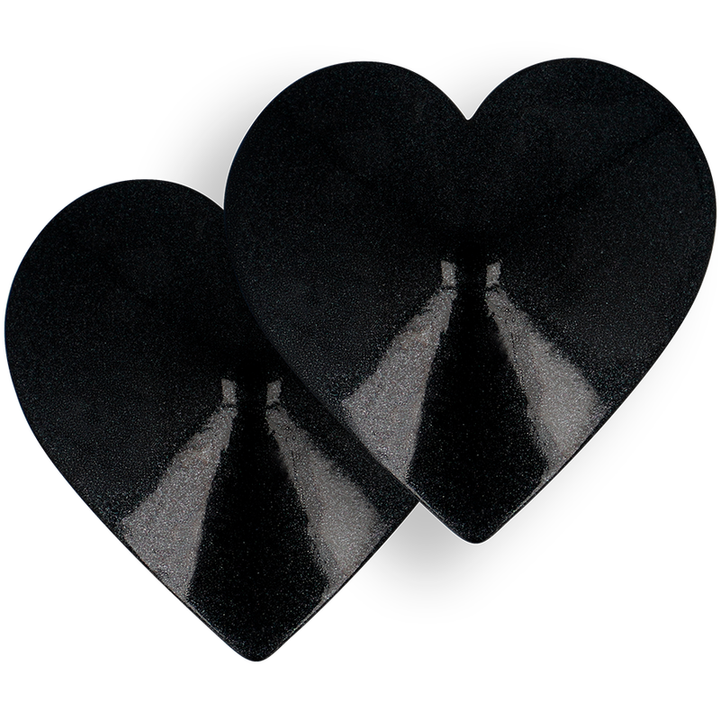 Tapa Mamilos Coquette Chic Desire Coração Preto