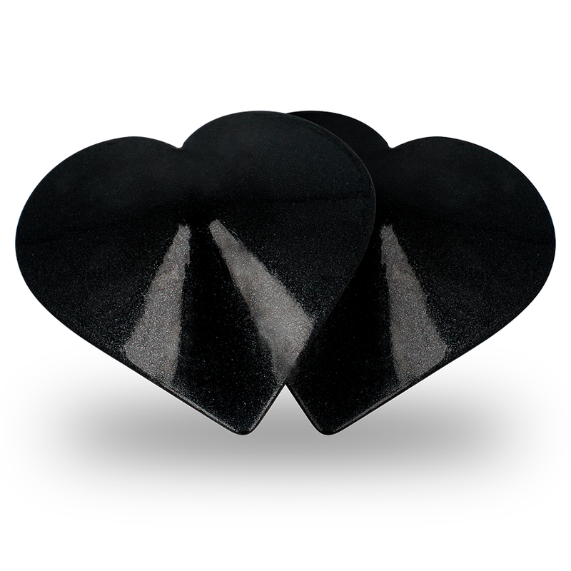 Tapa Mamilos Coquette Chic Desire Coração Preto