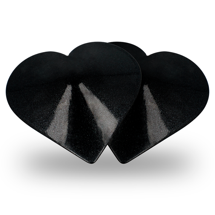 Tapa Mamilos Coquette Chic Desire Coração Preto