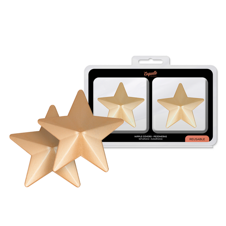 Tapa Mamilos Coquette Chic Desire Estrela Dourado