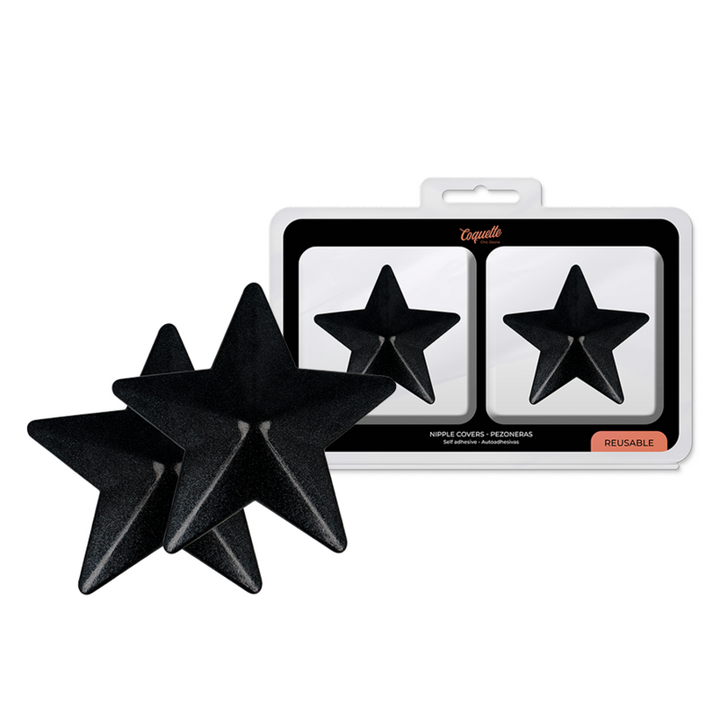 Tapa Mamilos Coquette Chic Desire Estrela Preto