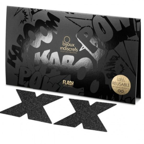 Tapa Peito Bijoux Indiscrets Cruz Preto