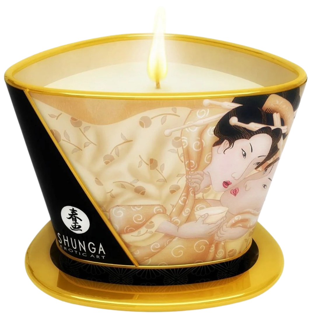 Vela Massagem Shunga Aroma Baunilha 170ml