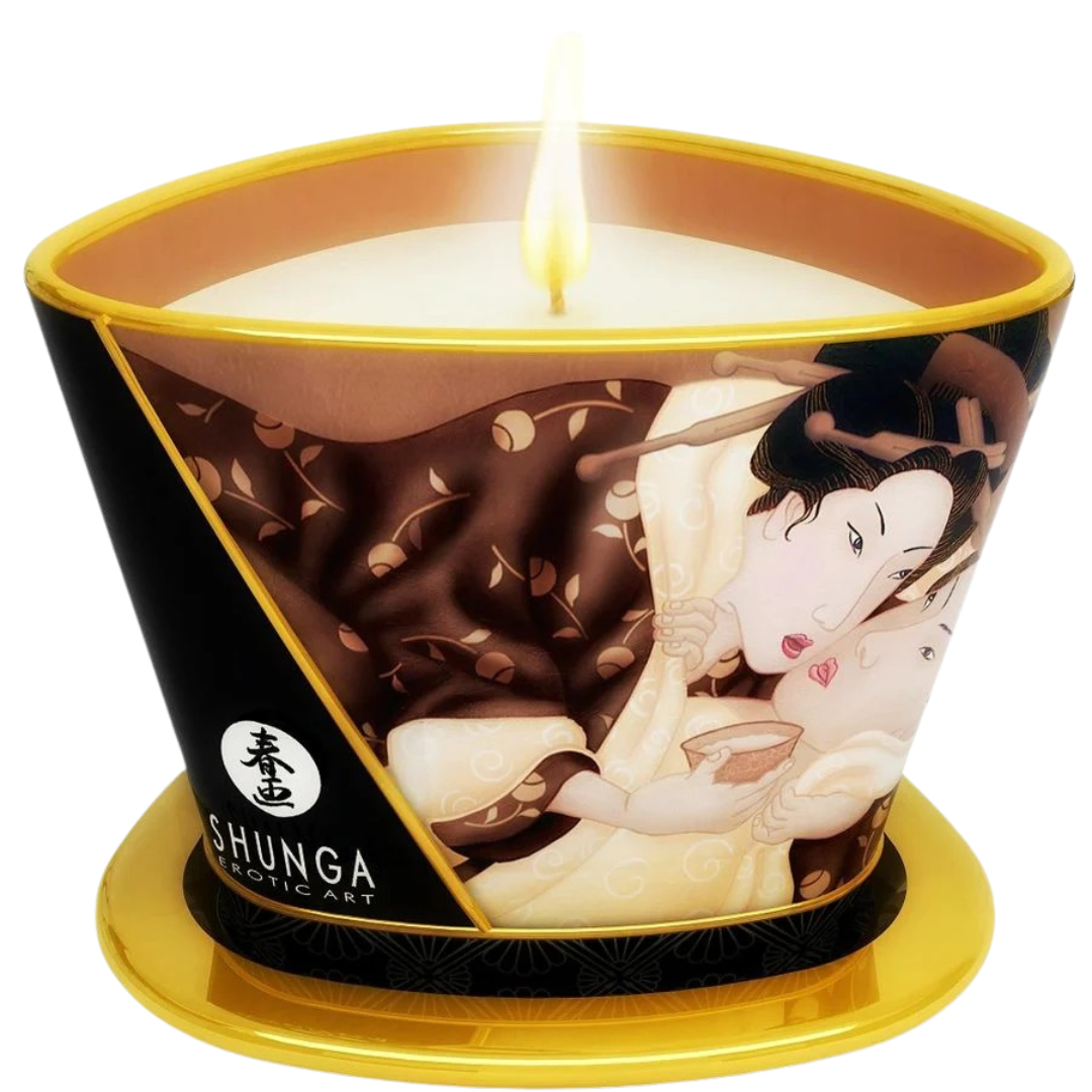 Vela Massagem Shunga Aroma Chocolate 170ml