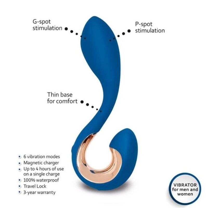Vibrador Firme Usb Gvibe G-Pop Indigo