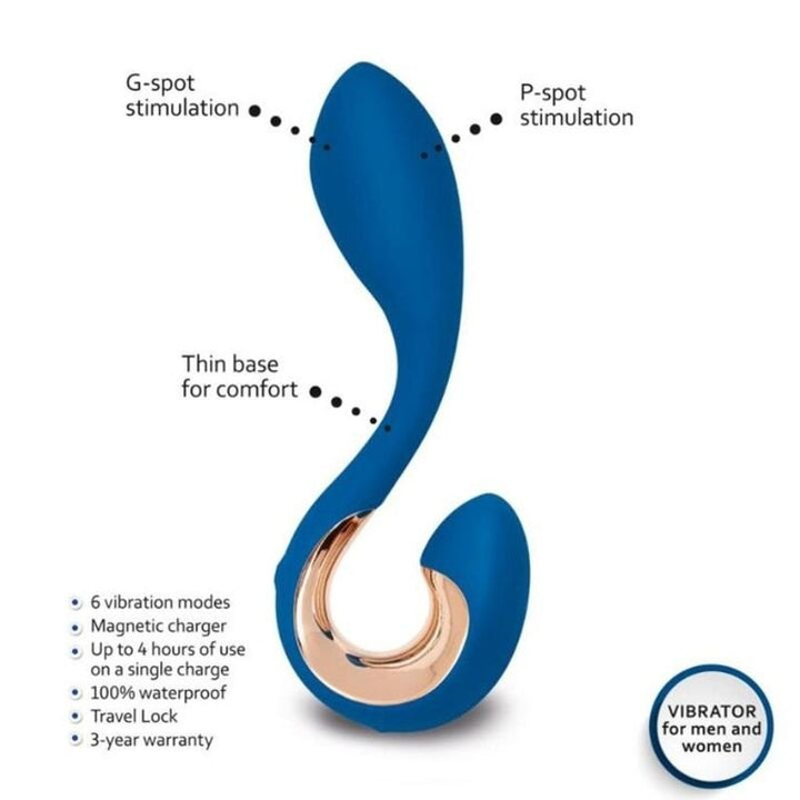 Vibrador Firme Usb Gvibe G-Pop Indigo