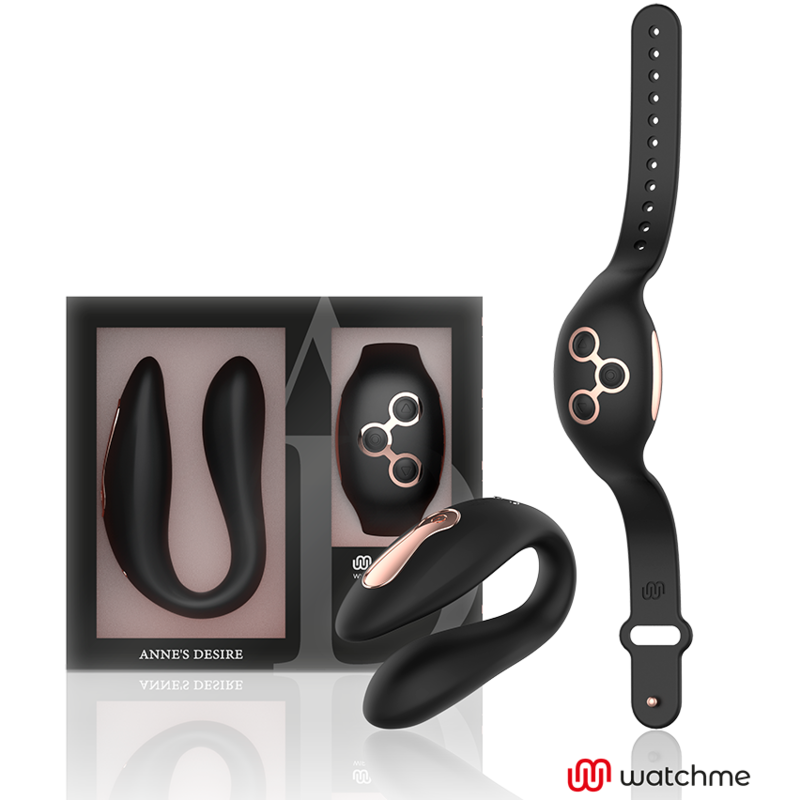 Vibrador Para Casal Usb Anne 's Desire Dual Pleasure Controlo Remoto Watchme