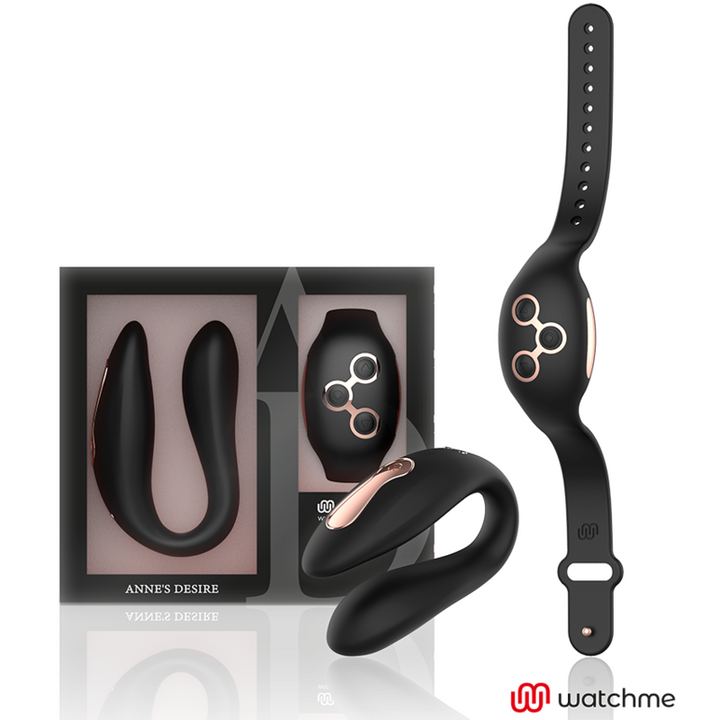 Vibrador Para Casal Usb Anne 's Desire Dual Pleasure Controlo Remoto Watchme