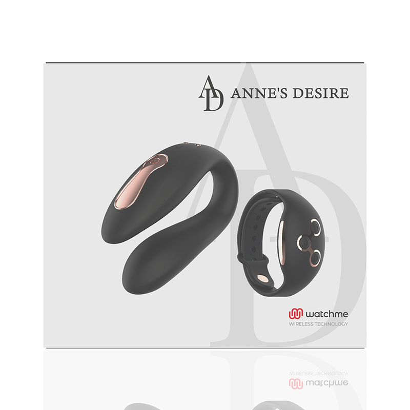Vibrador Para Casal Usb Anne 's Desire Dual Pleasure Controlo Remoto Watchme