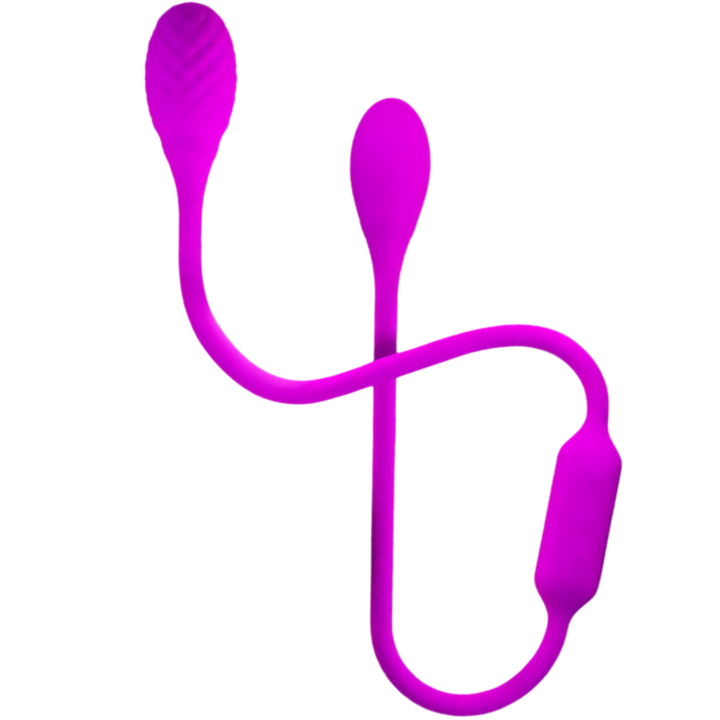 Vibrador Para Casal Usb Duplo PrettyLove Lover 's Whip 2