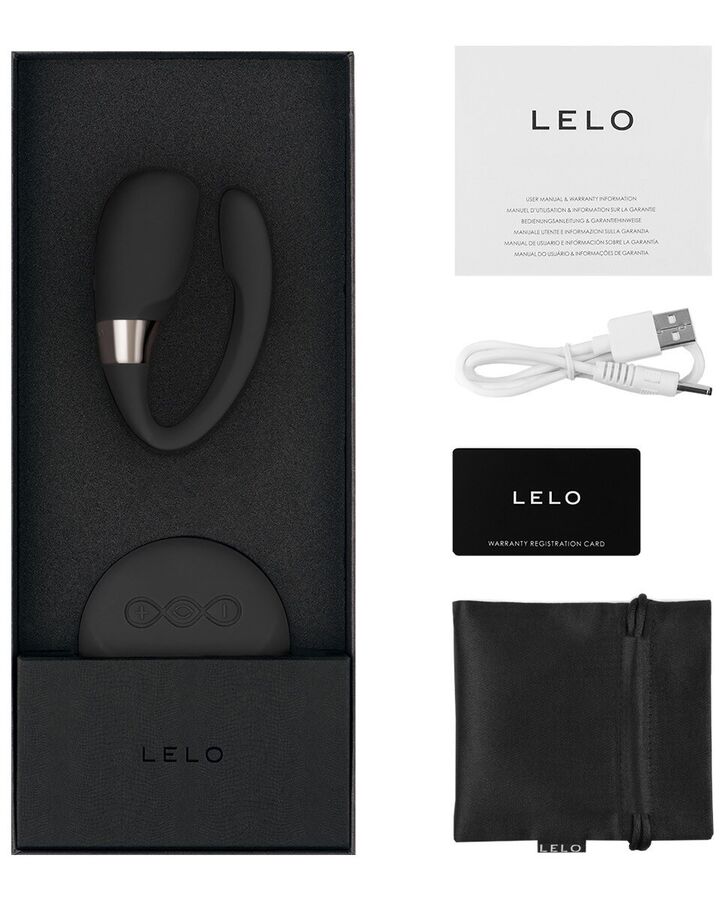 Vibrador Para Casal Usb Lelo Tiani 3 Preto Controlo Remoto