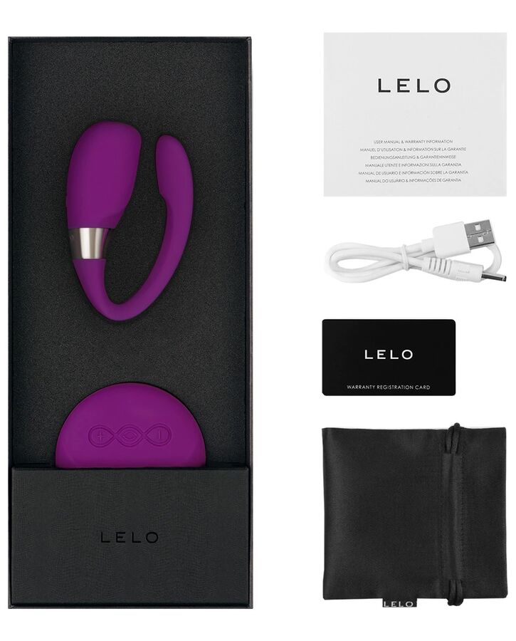 Vibrador Para Casal Usb Lelo Tiani 3 Roxo Controlo Remoto