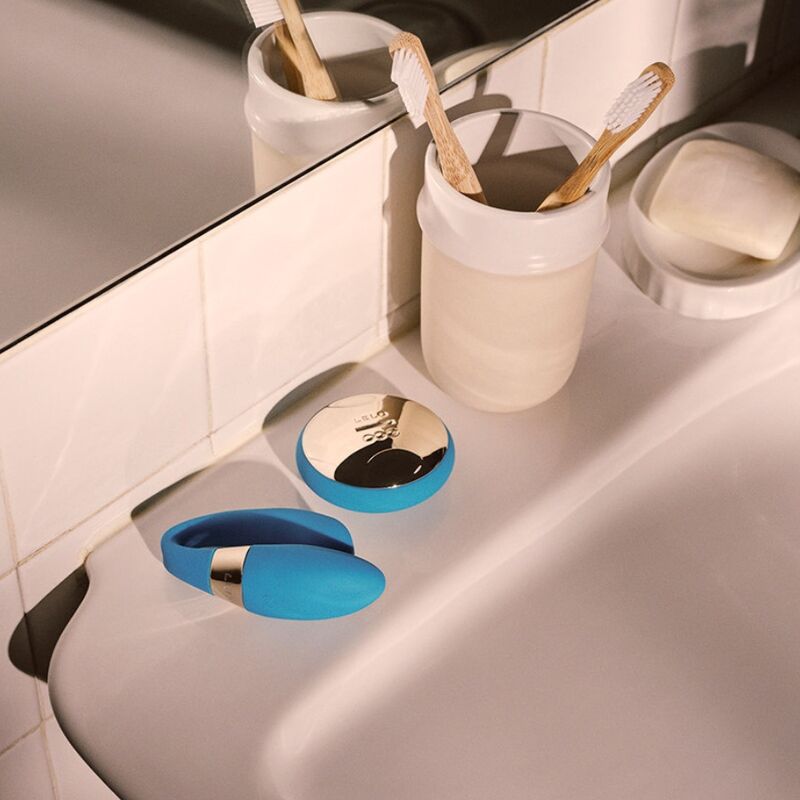 Vibrador Para Casal Usb Lelo Tiani Duo Azul Controlo Remoto