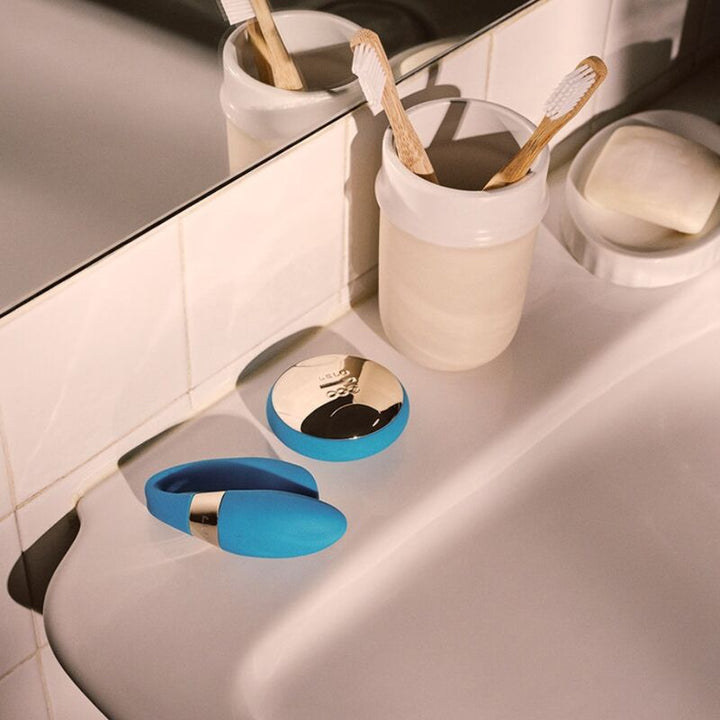 Vibrador Para Casal Usb Lelo Tiani Duo Azul Controlo Remoto