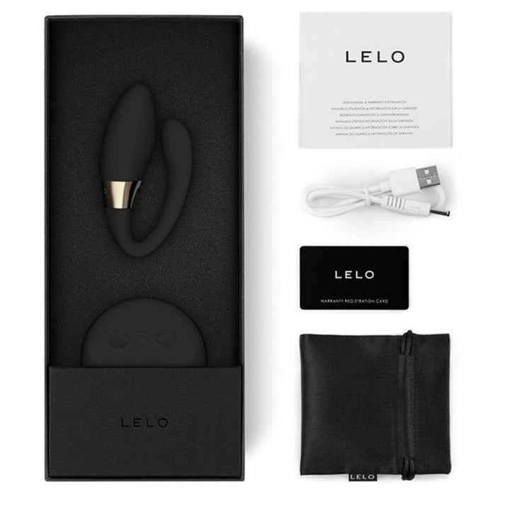 Vibrador Para Casal Usb Lelo Tiani Duo Preto Controlo Remoto